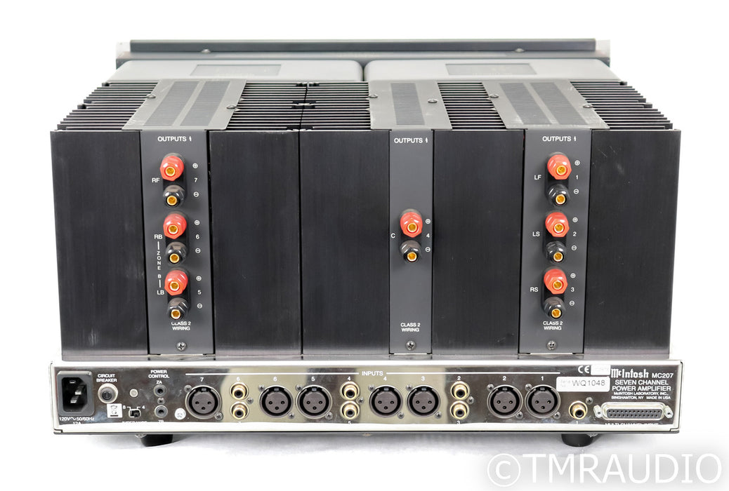 McIntosh MC207 Seven Channel Power Amplifier; Black; Home Theater