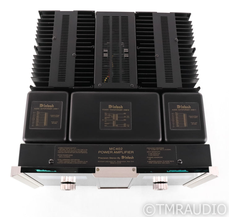 McIntosh MC402 Stereo Power Amplifier; MC-402