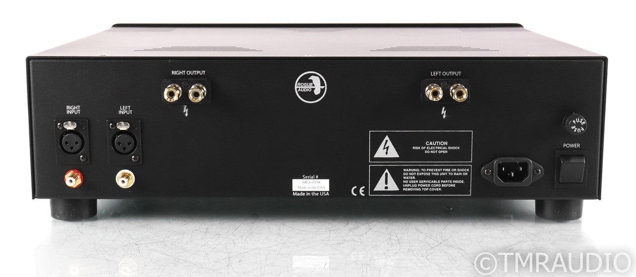 Rogue Audio Dragon Hybrid Tube Stereo Power Amplifier; Black