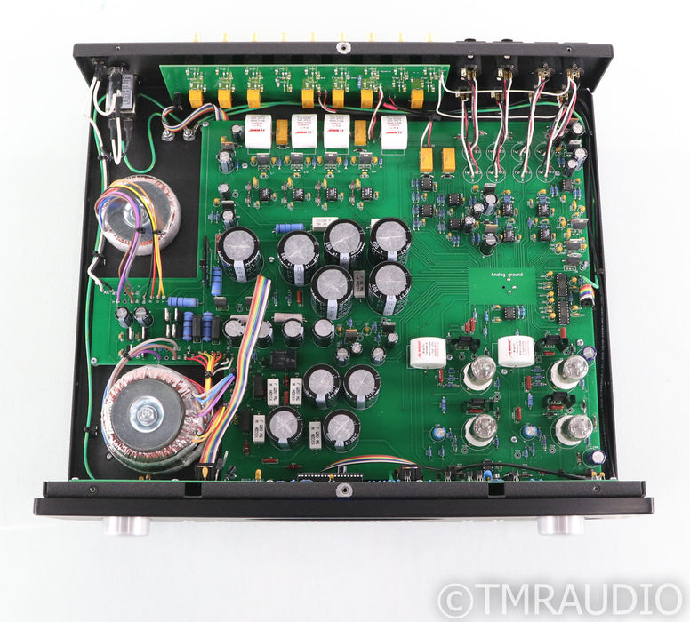 Rogue Audio RP-7 Stereo Tube Preamplifier; Black; Remote; RP7