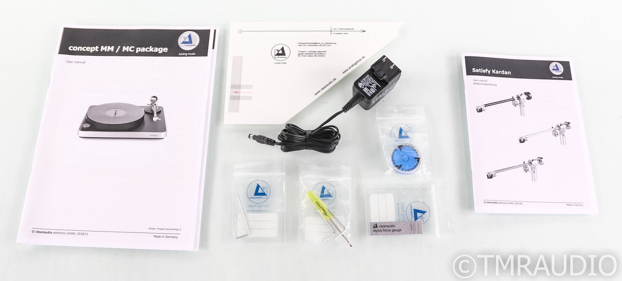 Clearaudio Concept Belt Drive Turntable; Satisfy Kardan (Open Box; No Cartridge)