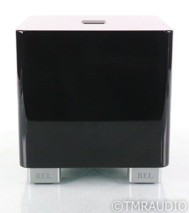 REL T/5x 8" Powered Subwoofer; T5x; Piano Black (Low Hours)