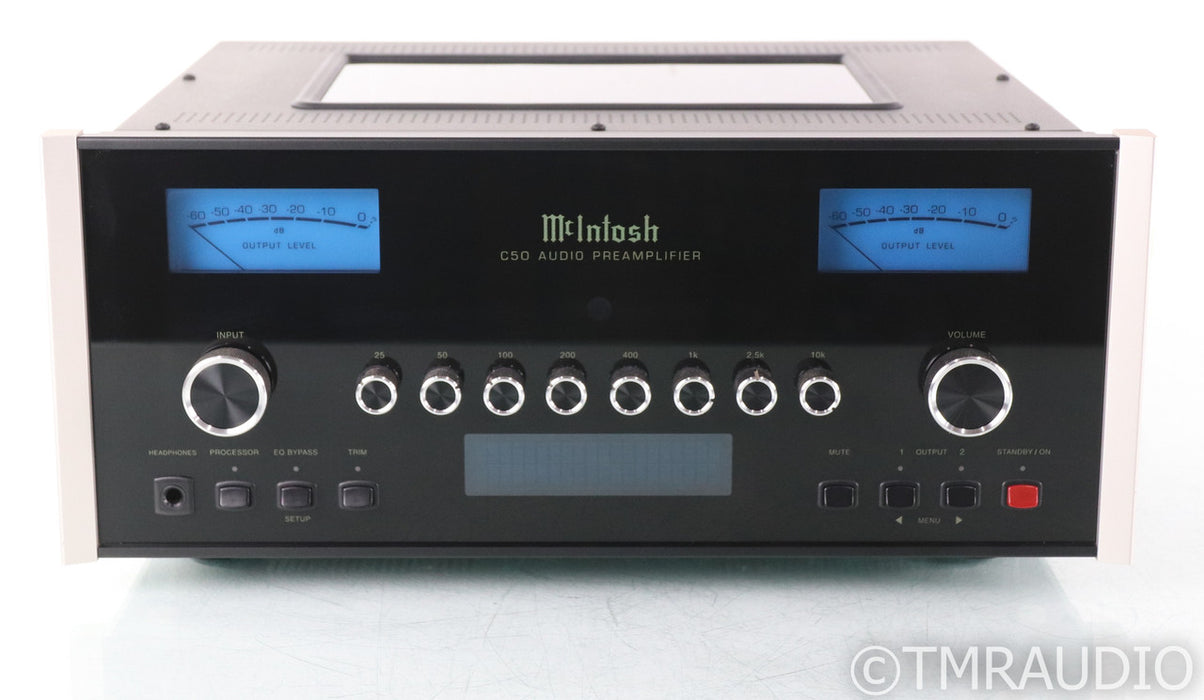 McIntosh C50 Stereo Preamplifier; MM / MC phono stage; Remote; Black