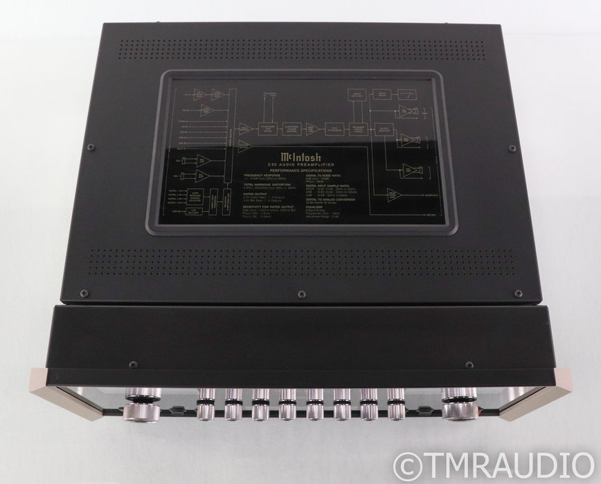 McIntosh C50 Stereo Preamplifier; MM / MC phono stage; Remote; Black