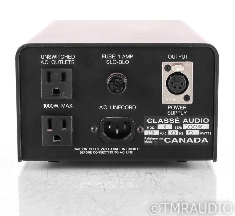 Classe Six Mk.II Stereo Preamplifier; Model Six MKII; Silver; Remote