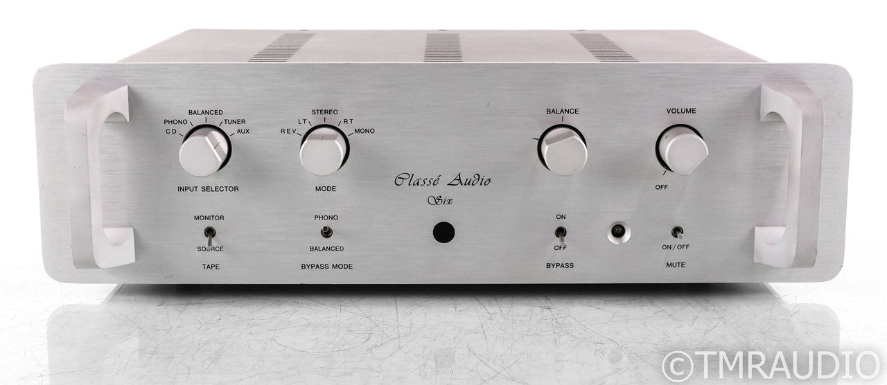 Classe Six Mk.II Stereo Preamplifier; Model Six MKII; Silver; Remote