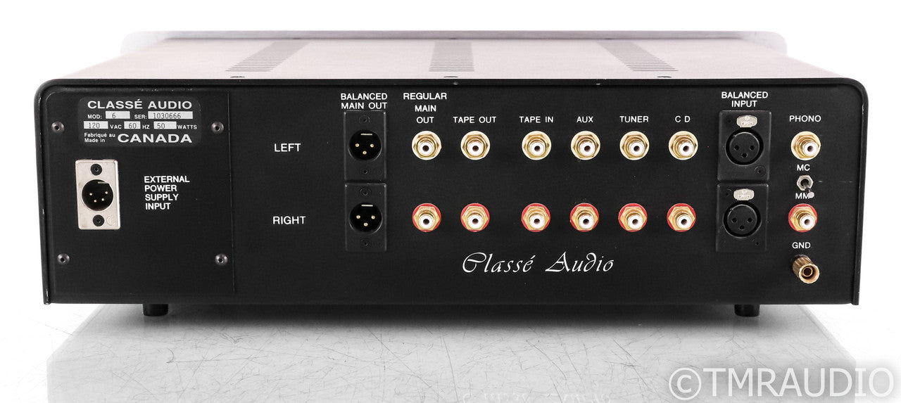 Classe Six Mk.II Stereo Preamplifier; Model Six MKII; Silver; Remote