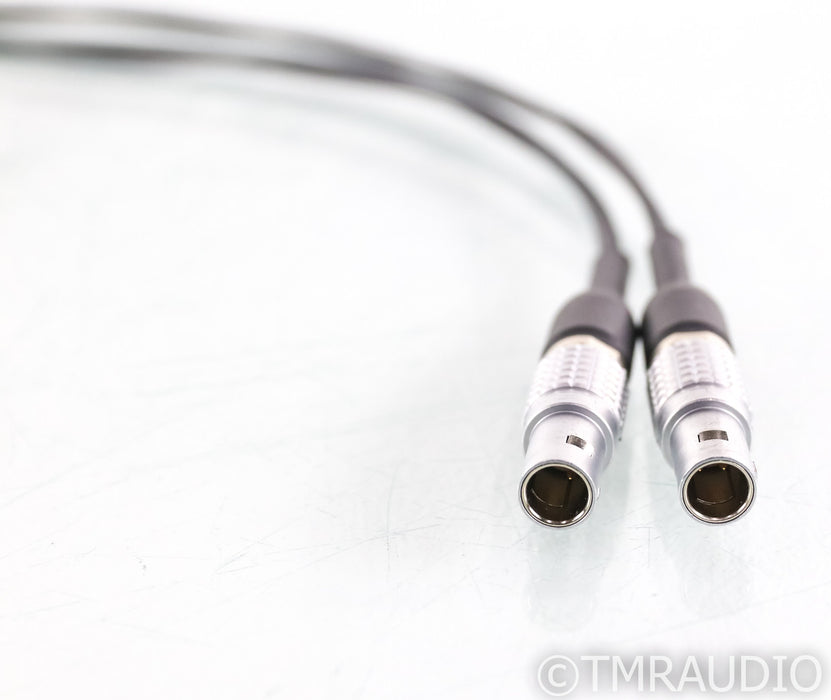 Moon Audio Silver Dragon 3.5mm Headphone Cable; 5ft; 2-Pin LEMO (Focal Utopia)