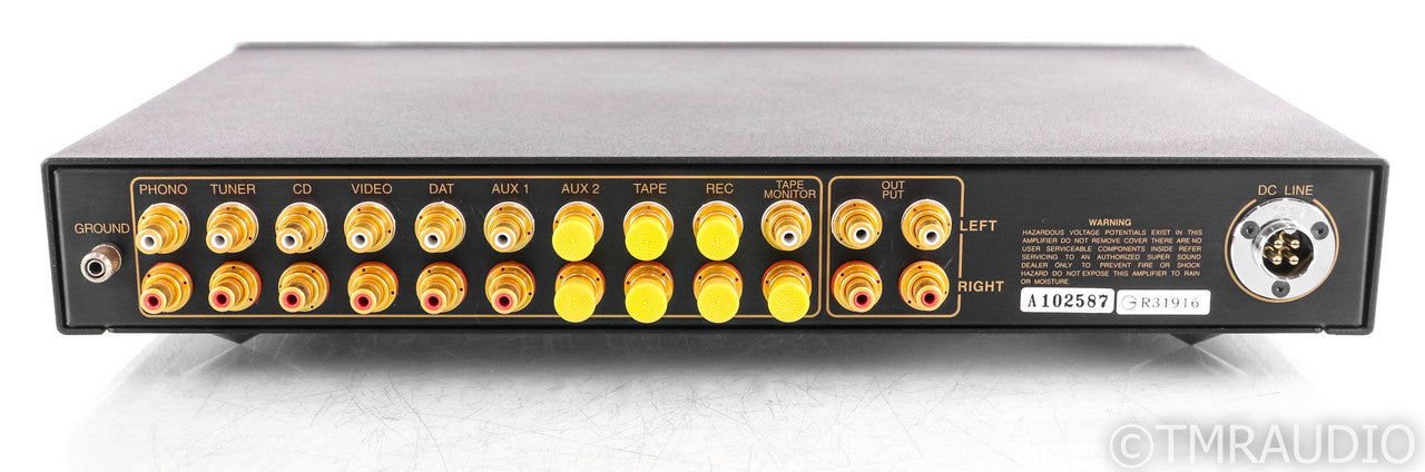 Usher P-307A Stereo Preamplifier; MM Phono; Silver