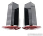 Acapella LaCampanella MKIII Floorstanding Speakers; Black w/ Porsche Maroon Horn