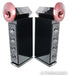 Acapella LaCampanella MKIII Floorstanding Speakers; Black w/ Porsche Maroon Horn