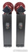 Acapella LaCampanella MKIII Floorstanding Speakers; Black w/ Porsche Maroon Horn