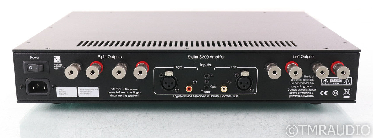 PS Audio Stellar S300 Stereo Power Amplifier; Black; S-300 (used)