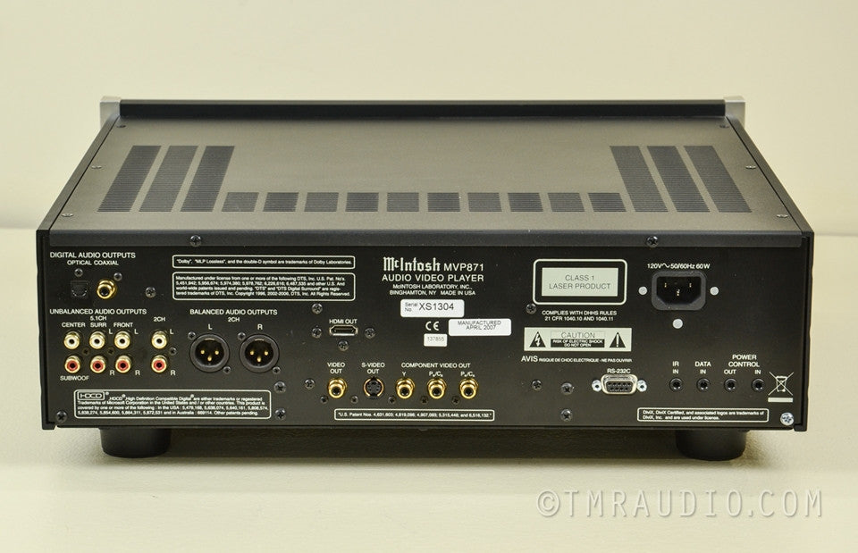 McIntosh MVP871 CD Player