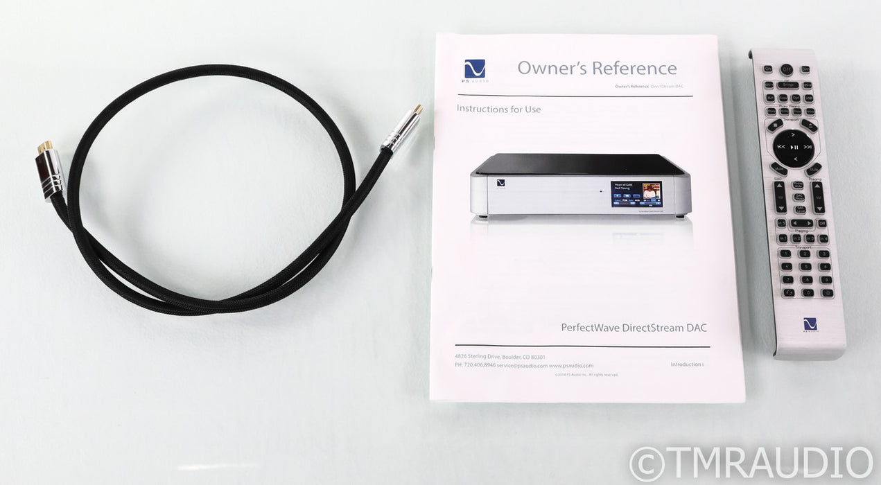 PS Audio PerfectWave DirectStream DAC; D/A Converter; Black; Remote (Used)