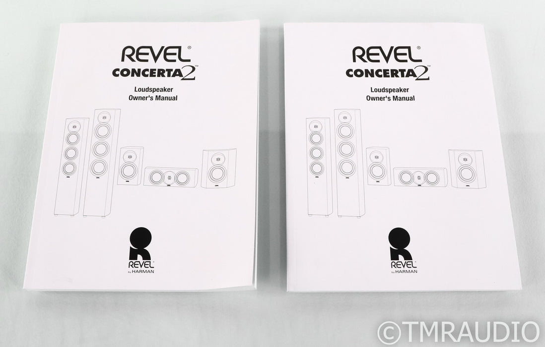 Revel Concerta2 M16 Bookshelf Speakers; Gloss Black Pair; M-16