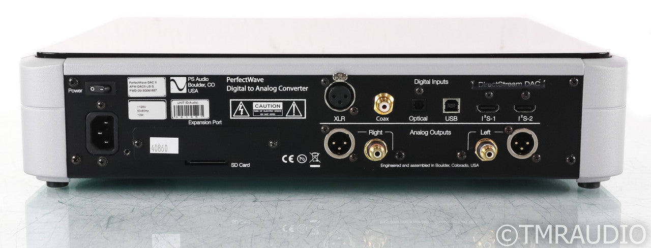 PS Audio PerfectWave DirectStream DAC MKII; Remote; Silver; Mk2; DSD (Used)