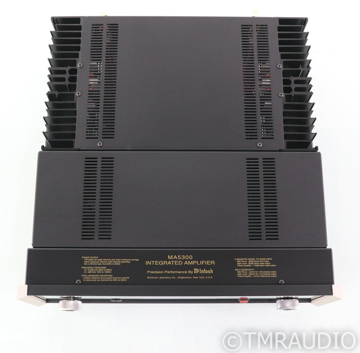 McIntosh MA5300 Integrated Stereo Amplifier; Remote; Black