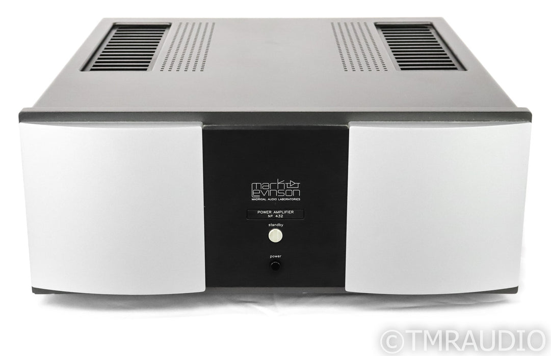 Mark Levinson No. 432 Stereo Power Amplifier; Silver & Black
