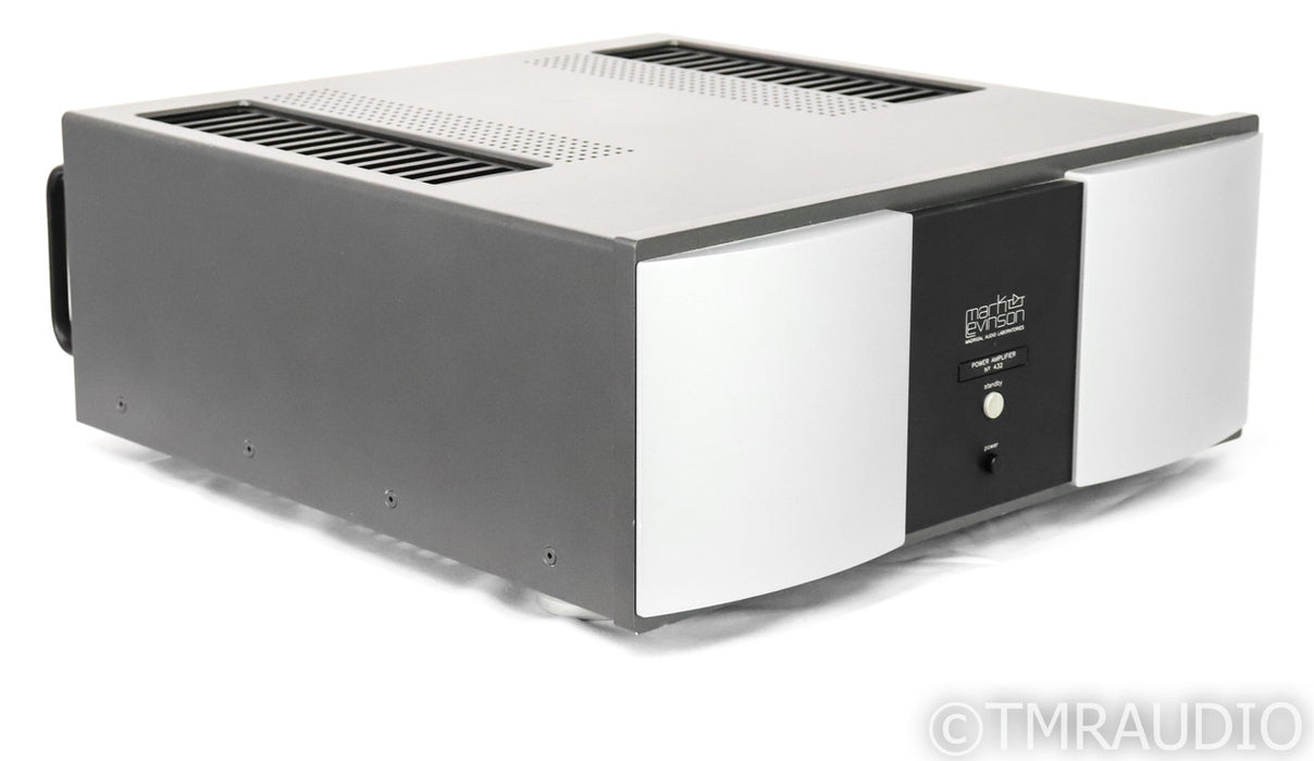 Mark Levinson No. 432 Stereo Power Amplifier; Silver & Black