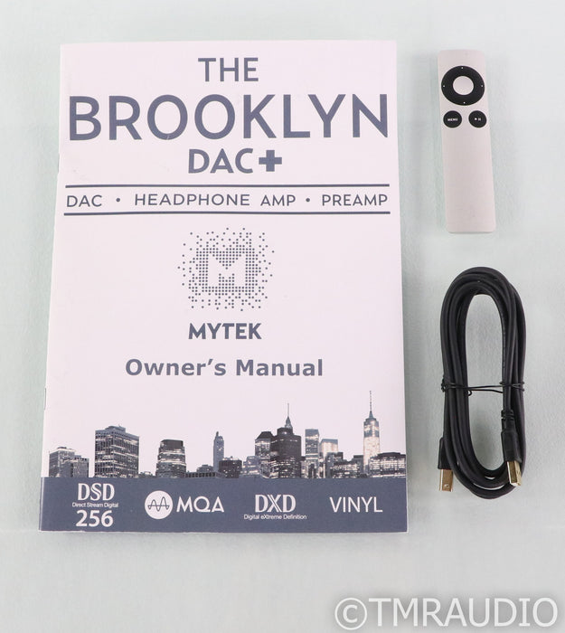 Mytek Brooklyn DAC +; Apple Remote; MM / MC Phono; Black; D/A Converter