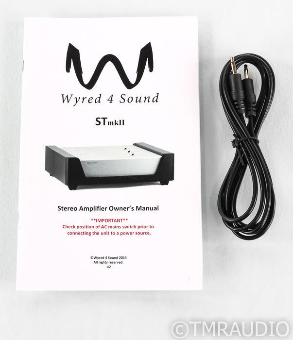 Wyred 4 Sound ST-500 MkII Stereo Power Amplifier; Black & Silver; ST500; v2