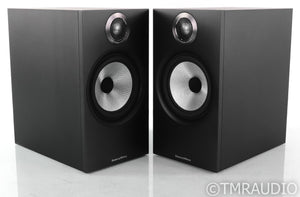 B&W 606 S2 Bookshelf Speakers; Black Pair; 606S2