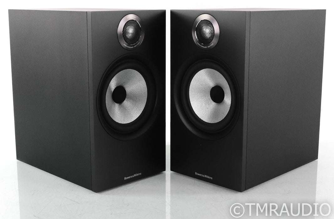 B&W 606 S2 Bookshelf Speakers; Black Pair; 606S2