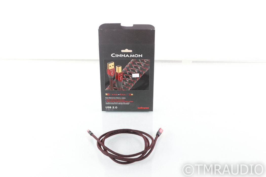 AudioQuest Cinnamon USB Cable; 1.5m Digital Interconnect (Open Box)