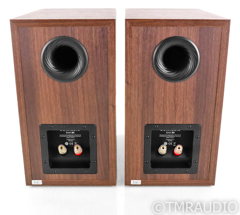 Dynaudio Emit 20 Bookshelf Speakers; Walnut Pair