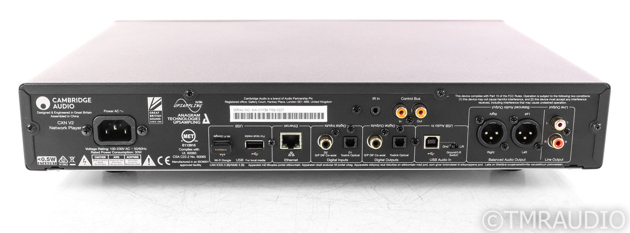 Cambridge CXN V2 Wireless Network Streamer / DAC; Remote; USB; Roon Ready