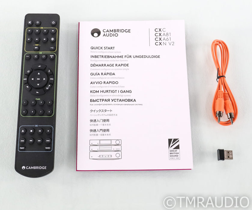 Cambridge CXN V2 Wireless Network Streamer / DAC; Remote; USB; Roon Ready