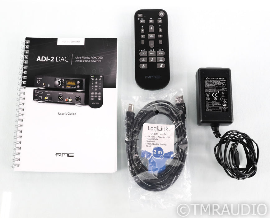 RME ADI-2 DAC FS DAC; D/A Converter; ADI2; Black; Remote