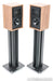 Falcon LS3/5A Gold Badge Bookshelf Speakers; LS-5 3A; Walnut Pair w/ Stands