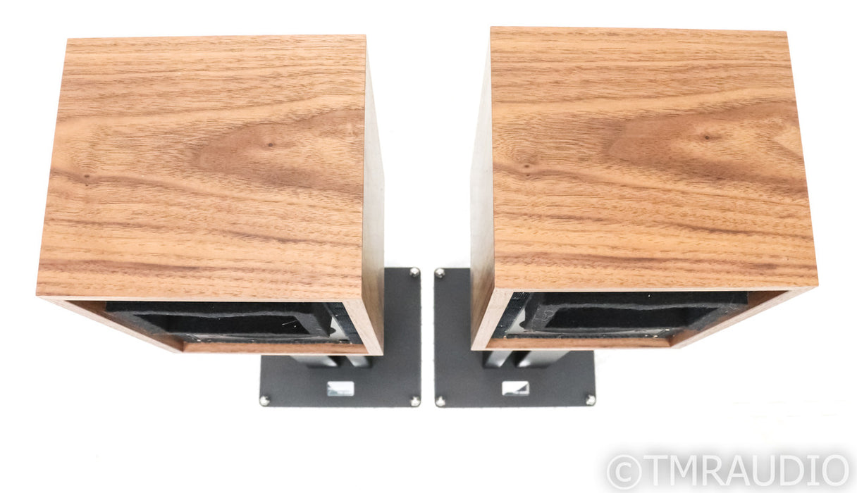 Falcon LS3/5A Gold Badge Bookshelf Speakers; LS-5 3A; Walnut Pair w/ Stands
