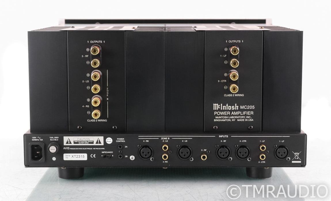 McIntosh MC205 5 Channel Power Amplifier; MC-205
