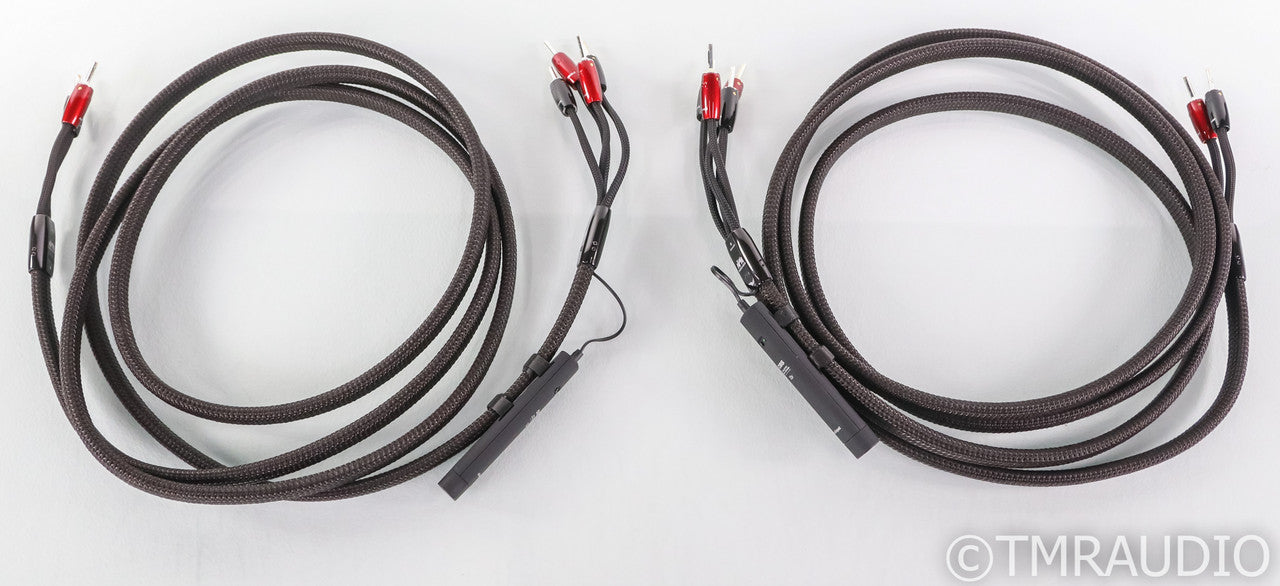 AudioQuest Castle Rock Bi-Wire Speaker Cables; 12ft Pair; 72v DBS