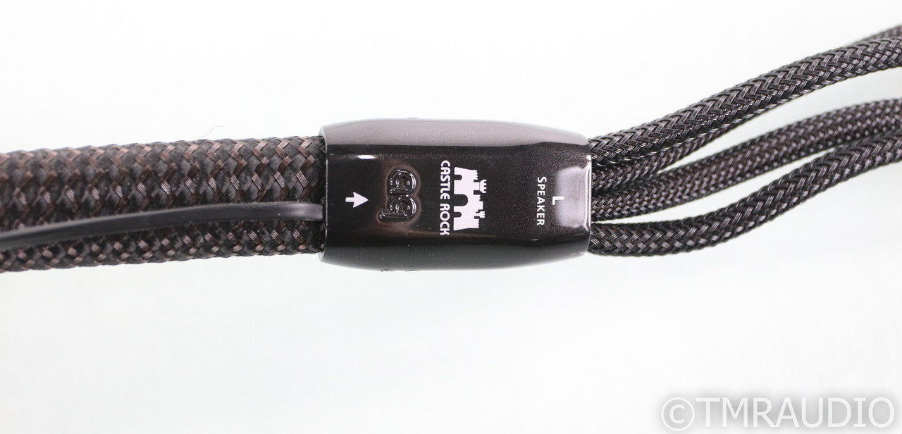 AudioQuest Castle Rock Bi-Wire Speaker Cables; 12ft Pair; 72v DBS