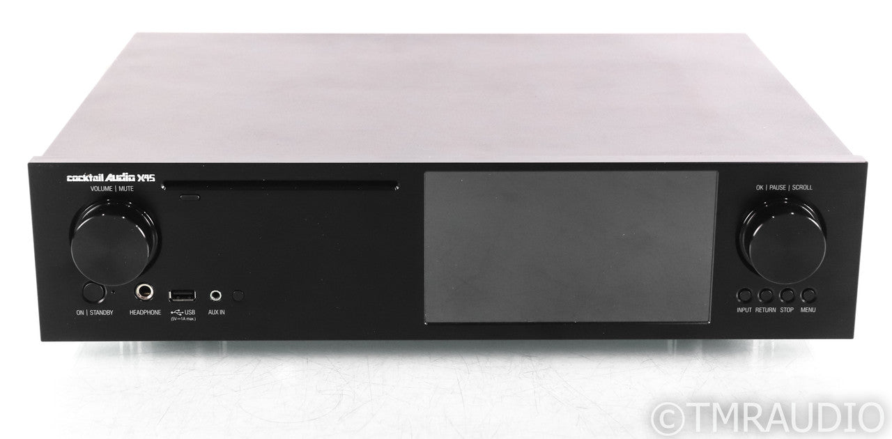 Cocktail Audio X45 Streamer / DAC / CD Ripper; Remote; Black; MM Phono; X-45