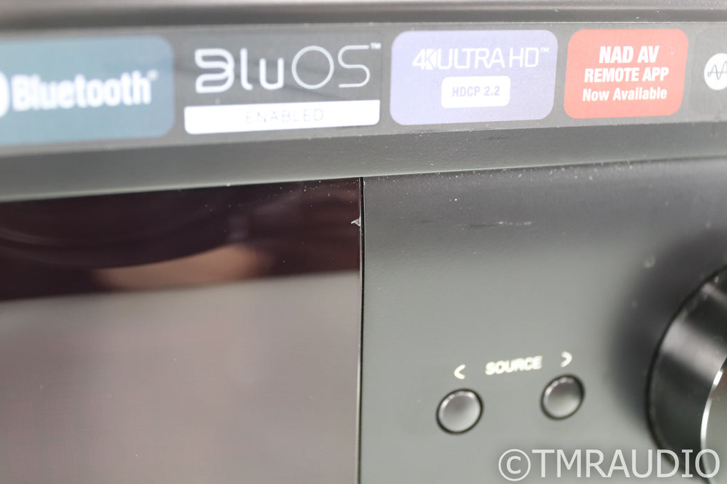 NAD T777 v3 7.1 Channel Home Theater Receiver; Remote; BluOS; Dirac;