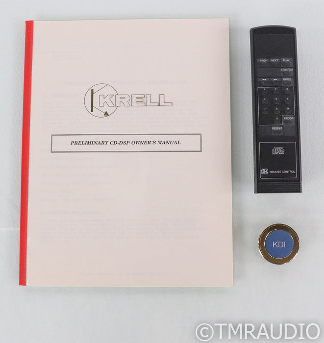 Krell CD-DSP Integrated CD Player; CDDSP; DAC; Remote