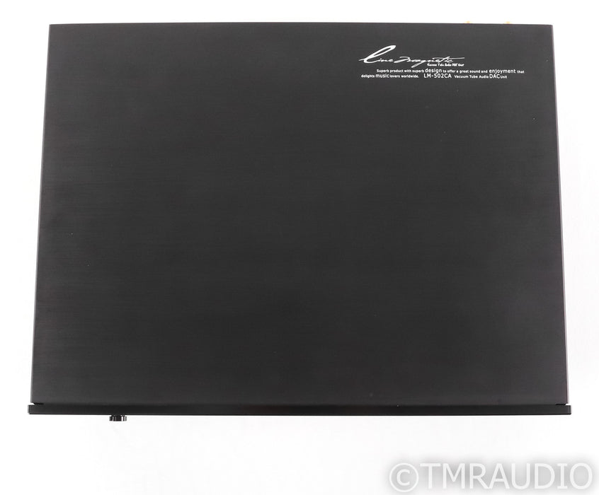 Line Magnetic LM-502CA Tube Hybrid DAC; Black; USB; D/A Converter