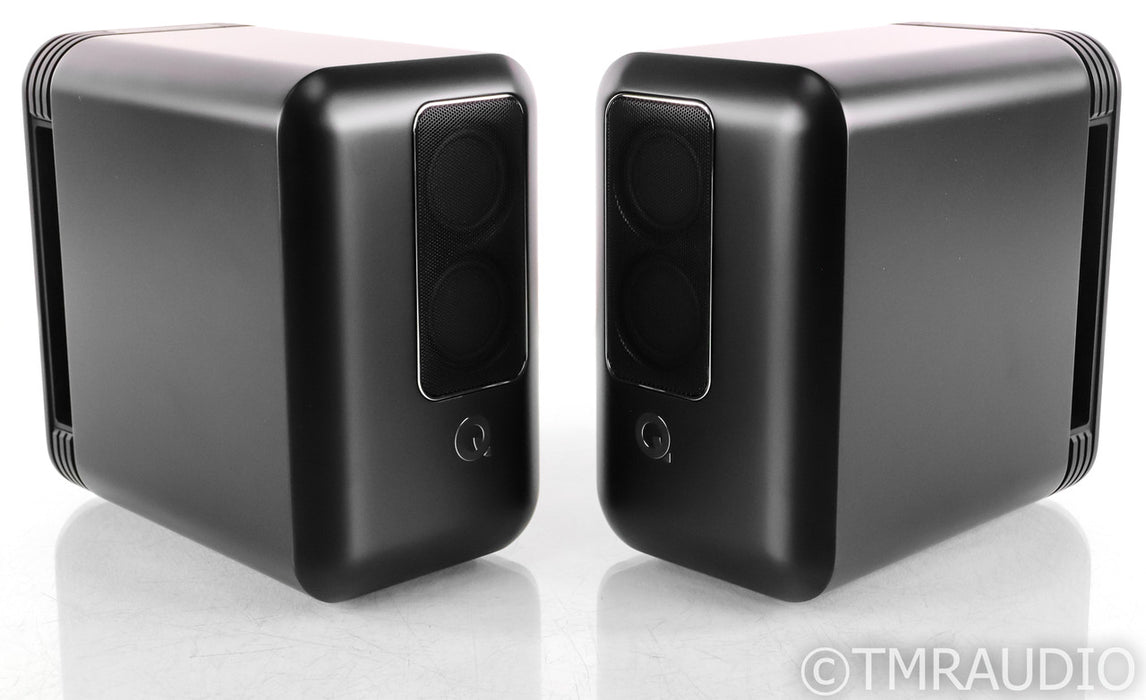 Q Acoustics Q Active 200 Powered Bookshelf Speakers; Black Pair (Open Box)