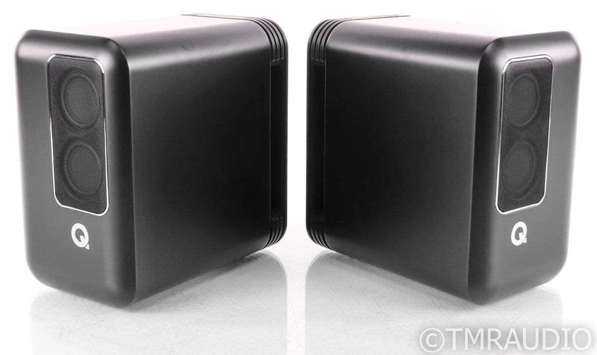 Q Acoustics Q Active 200 Powered Bookshelf Speakers; Black Pair (Open Box)
