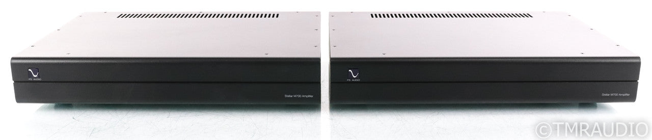 PS Audio Stellar M700 Mono Power Amplifiers; Black Pair (Used)