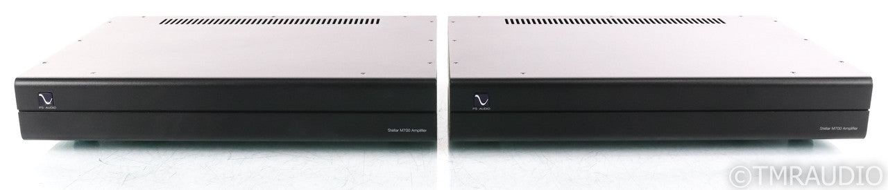 PS Audio Stellar M700 Mono Power Amplifiers; Black Pair (Used)