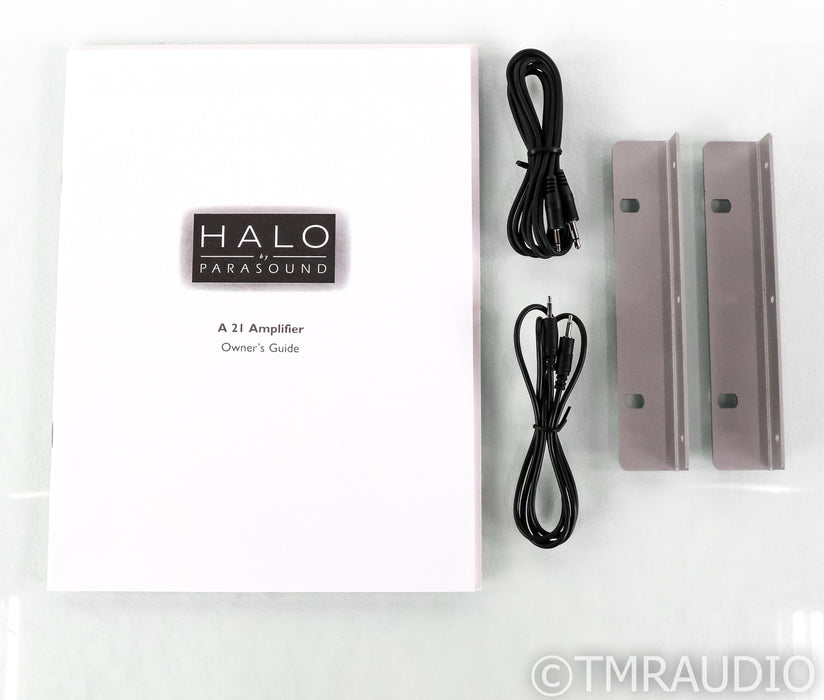 Parasound Halo A 21 Stereo Power Amplifier; A-21; Silver