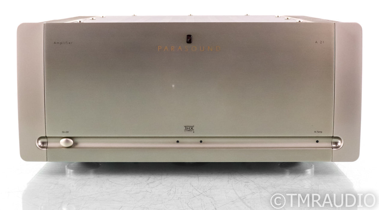 Parasound Halo A 21 Stereo Power Amplifier; A-21; Silver