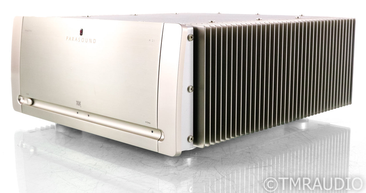 Parasound Halo A 21 Stereo Power Amplifier; A-21; Silver