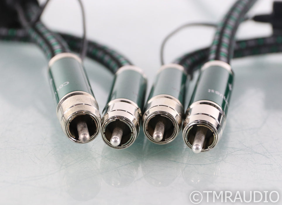 AudioQuest Columbia RCA Cables; 1m Pair Unbalanced Interconnects; 48v DBS